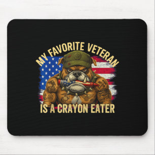Militärkorps Bulldogge Mein Lieblings-Buntstift-Es Mousepad