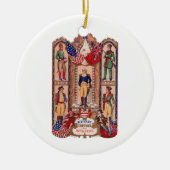 Militärkostüm des revolutionären Krieges 1855 Keramikornament (Vorne)