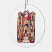 Militärkostüm des revolutionären Krieges 1855 Keramikornament (Links)