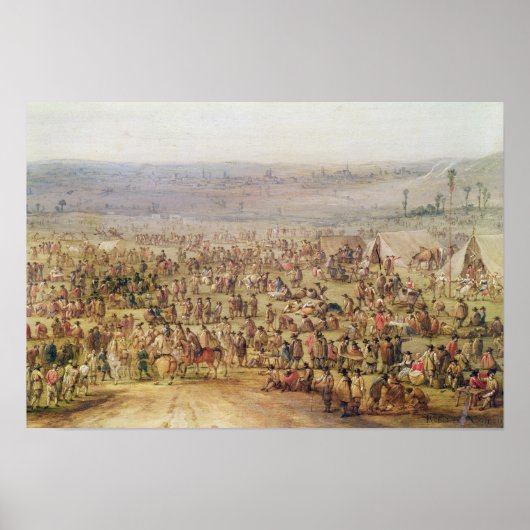 Militärlager Poster (Vorne)