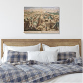 Militärlager, um 1780 leinwanddruck (Insitu (Schlafzimmer))