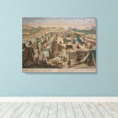 Militärlager, um 1780 leinwanddruck (Insitu (Holzboden))