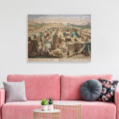 Militärlager, um 1780 leinwanddruck (Insitu (Wohnzimmer))