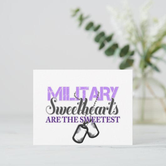 Militärliebe Postkarte (Stehend Vorderseite)