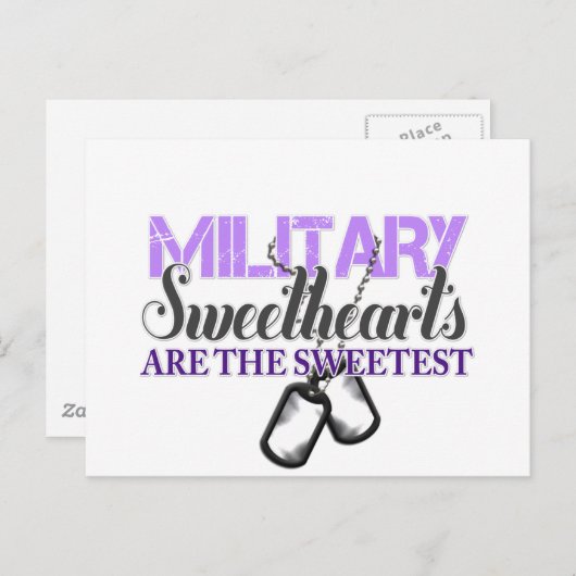 Militärliebe Postkarte (Vorne/Hinten)