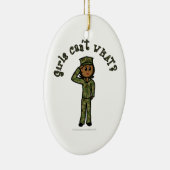 Militärmädchen - dunkel keramikornament (Rechts)