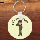 Militärmädchen - leicht schlüsselanhänger (Vorderseite)
