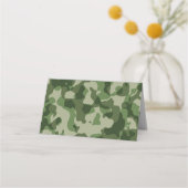 Militärmenükarten der Camouflage Platzkarte (Rückseite)