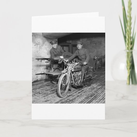 Militärmotorrad EMT, 1910s Karte (Vorderseite)