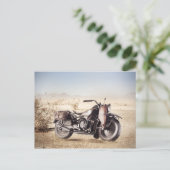 Militärmotorrad Postkarte (Stehend Vorderseite)