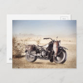 Militärmotorrad Postkarte (Vorne/Hinten)