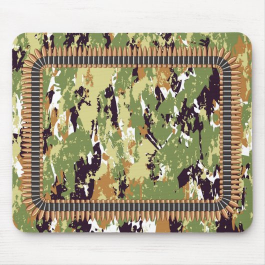 Militärmuster mit Kugel Mousepad (Vorne)