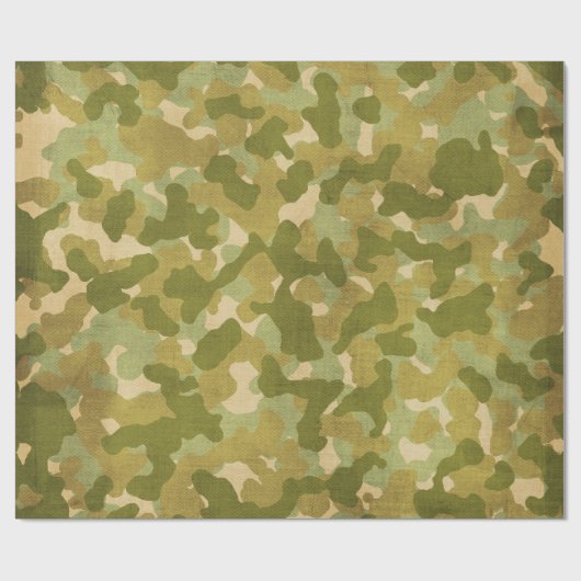 Militärmusterverpackung Geschenkpapier (Flach)