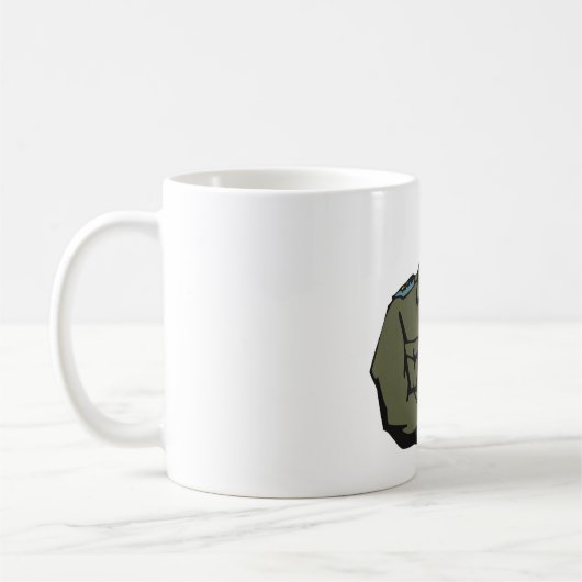 Militäroffizier Retro Army Soldier Kaffeetasse (Links)