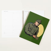 Militäroffizier Retro Army Soldier Planer
