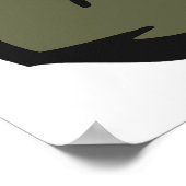 Militäroffizier Retro Army Soldier Poster (Ecke)