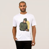 Militäroffizier Retro Army Soldier T-Shirt (Vorne ganz)
