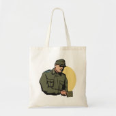 Militäroffizier Retro Army Soldier Tragetasche (Vorne)