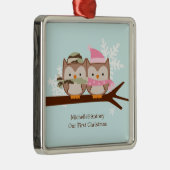 Militärpaar-Weihnachtsverzierungen Ornament Aus Metall (Rechts)