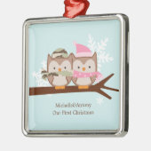 Militärpaar-Weihnachtsverzierungen Ornament Aus Metall (Links)