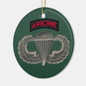 Militärparachutist Keramik Ornament (Links)