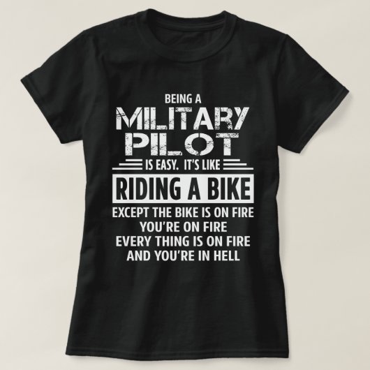 Militärpilot T-Shirt (Design vorne)