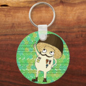 Militärpilz Schlüsselanhänger (Vorderseite)