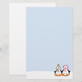 MilitärPinguin-Paare Briefpapier (Vorne/Hinten)