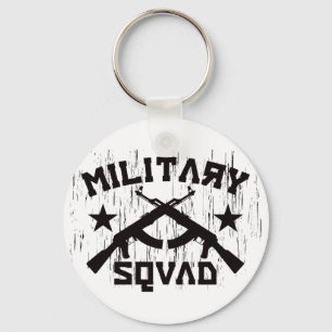 Militärplatz AK47 - Schwarz Schlüsselanhänger
