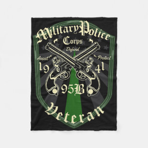 Militärpolizei 95 Bravo Veteran Fleecedecke