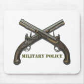Militärpolizei gekreuzte Pistolen Mousepad (Vorne)