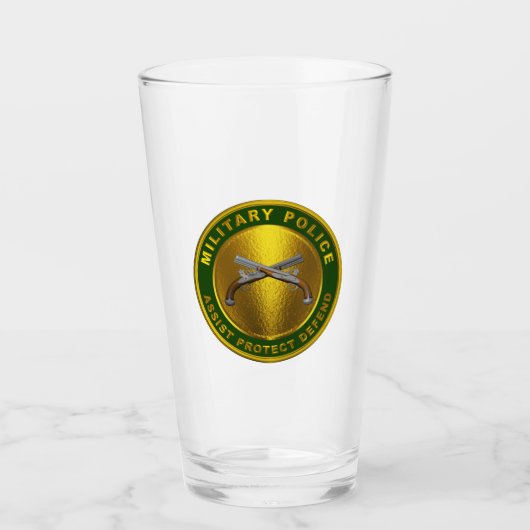 Militärpolizei Glas (Vorderseite)