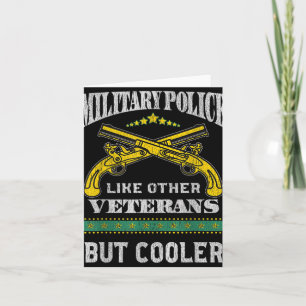 Militärpolizei wie andere Veteranen, aber Cooler Karte