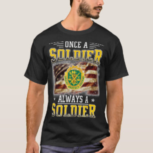 Militärpolizist Veteran ist immer Soldat T-Shirt