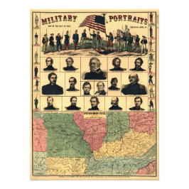 Militärportraits an der Grenze zum zivilen Krieg 1 Fotodruck