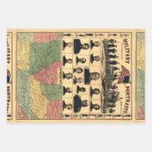 Militärportraits an der Grenze zum zivilen Krieg 1 Geschenkpapier Set (Vorderseite 3)