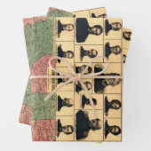 Militärportraits an der Grenze zum zivilen Krieg 1 Geschenkpapier Set (Beispiel)