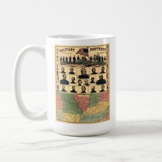 Militärportraits an der Grenze zum zivilen Krieg 1 Kaffeetasse (Links)