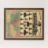 Militärportraits an der Grenze zum zivilen Krieg 1 Puzzle (Horizontal)