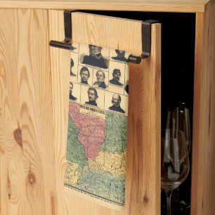 Militärportraits an der Grenze zum zivilen Krieg  Geschirrtuch