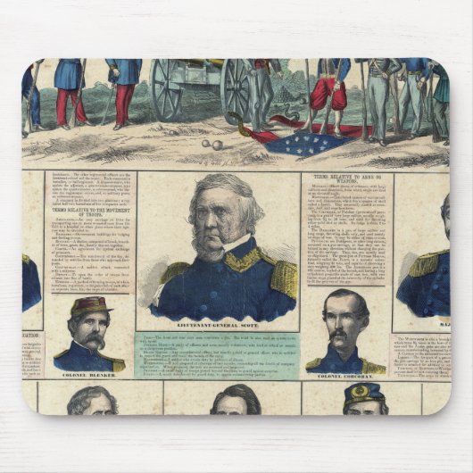 Militärportraits Mousepad (Vorne)