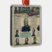 Militärportraits Ornament Aus Metall (Rechts)