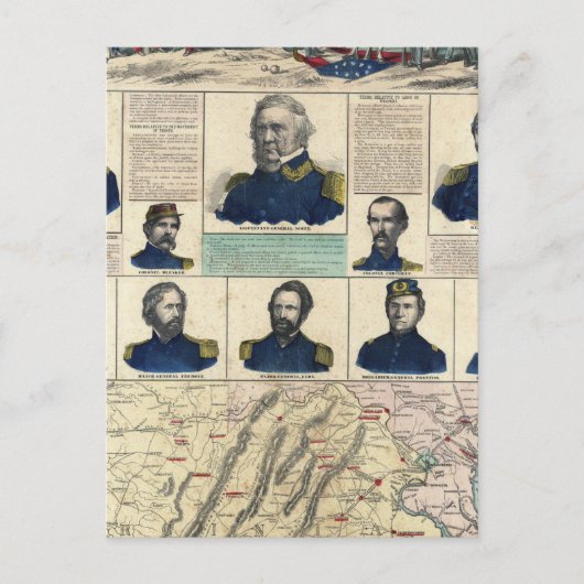Militärportraits Postkarte (Vorderseite)