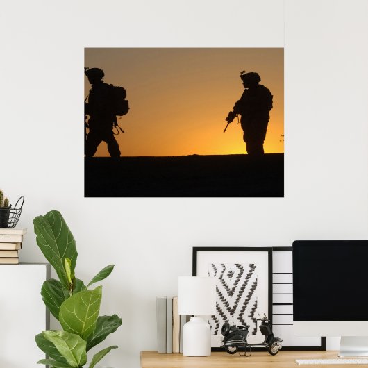 Militärposten 2 poster (Heimbüro)