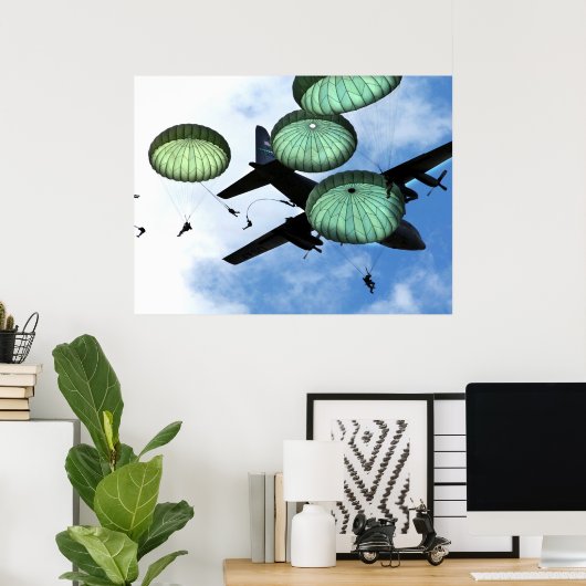 Militärposter 10 poster (Heimbüro)