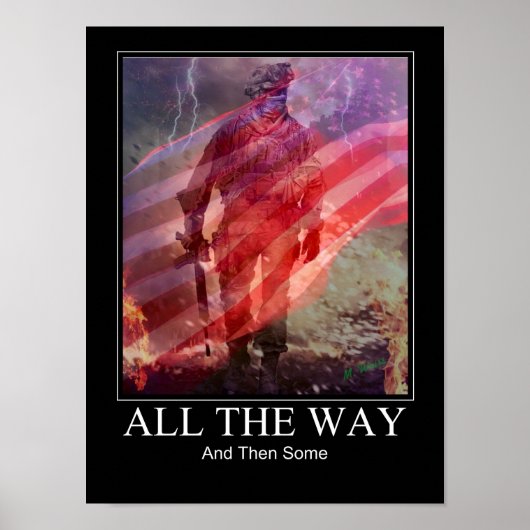 Militärposter Poster (Vorne)