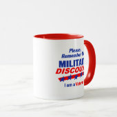 MILITÄRrabatt Tasse (VorderseiteRechts)