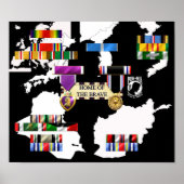 Militärribbons Poster (Vorne)