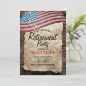 Militärruhestand, Armee, Invit des Party für den R Einladung (Stehend Vorderseite)