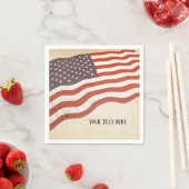 Militärruhestand, Armee, Ruhestandspapier Napkin Serviette (Beispiel)